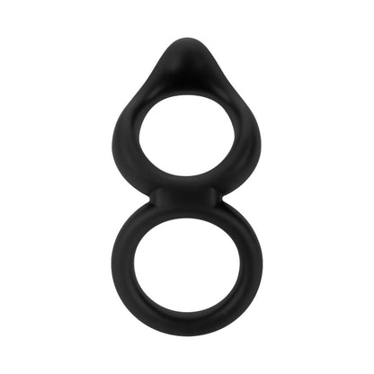 Forto F-88 Liquid Silicone Cock & Ball Ring – Black