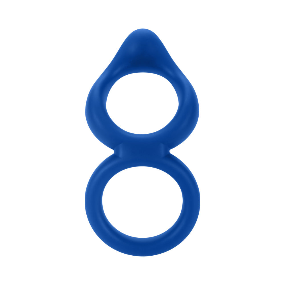 Forto F-88 Liquid Silicone Cock & Ball Ring – Blue