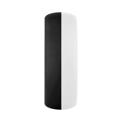 Forto F-19 Liquid Silicone 2-Tone Cockring – Black/White