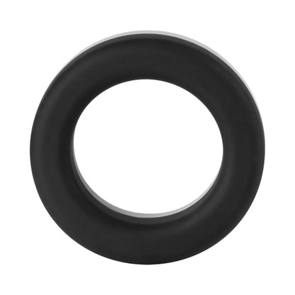 Forto F-19 Liquid Silicone 2-Tone Cockring – Black/White