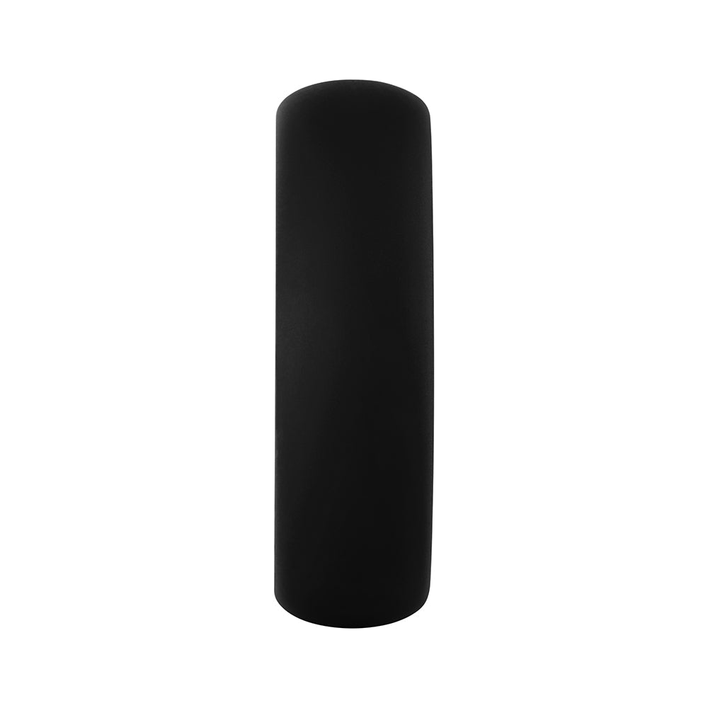 Forto F-64 Wide Liquid Silicone Cockring – Medium Black