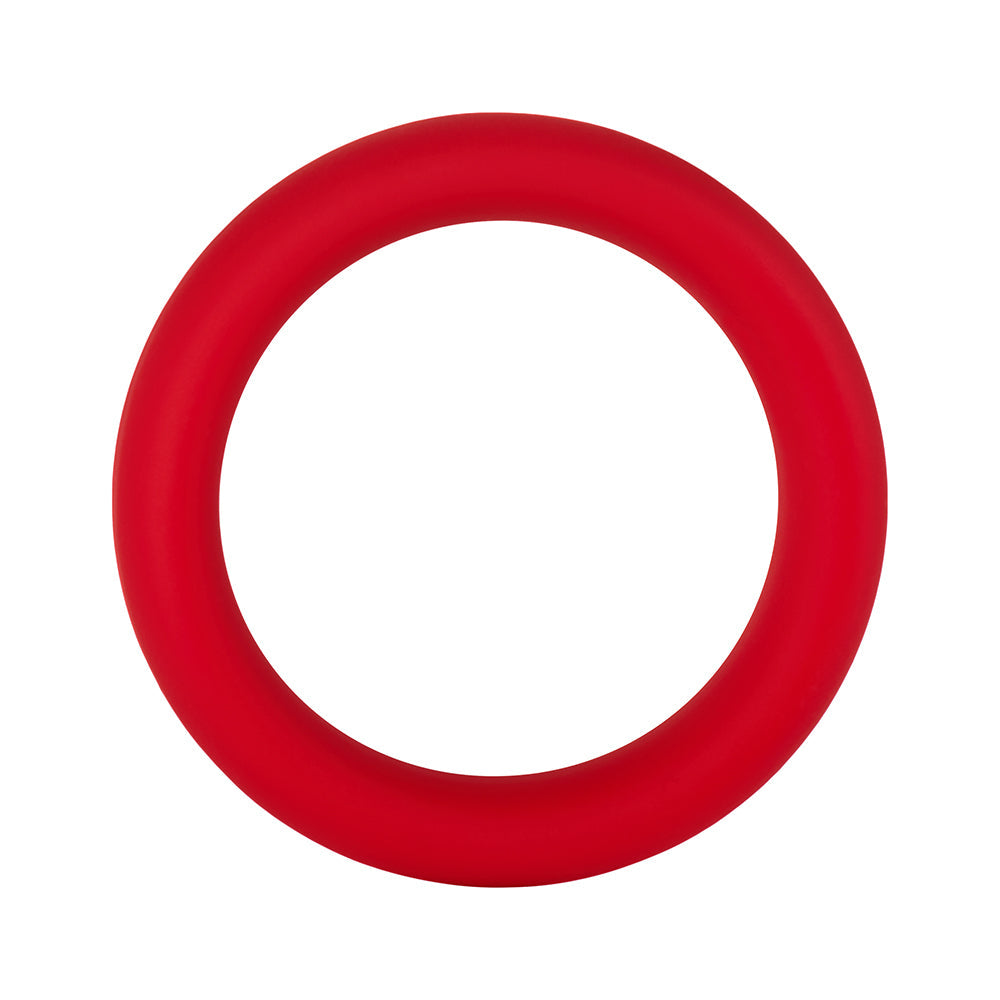 Forto F-64 Wide Silicone Cockring – Medium Red