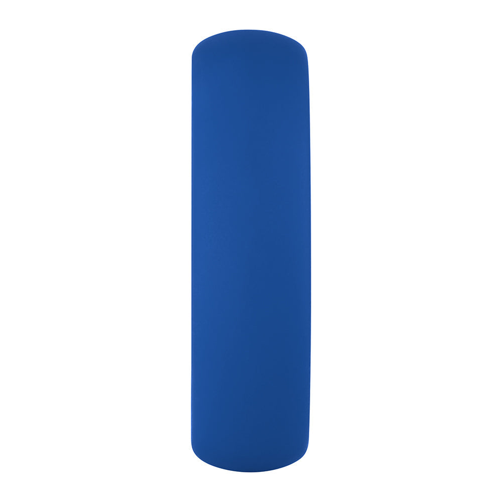 Forto F-64 Wide Liquid Silicone Cockring – Large – Blue