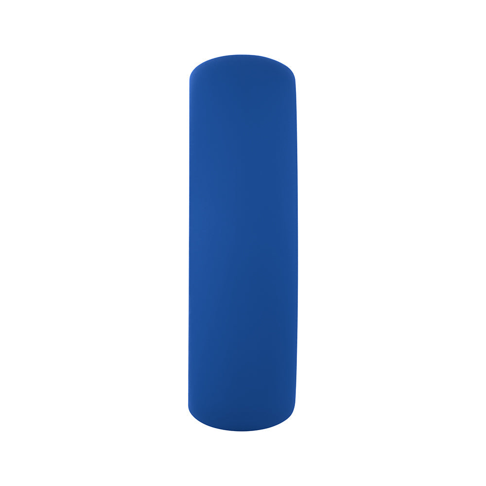 Forto F-64 Wide Liquid Silicone Cockring – Medium Blue