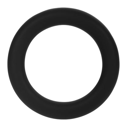Forto F-61 3-Piece Silicone Cockring Set – Black