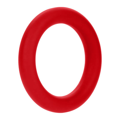 Forto F-61 3-Piece Silicone Cockring Set – Red