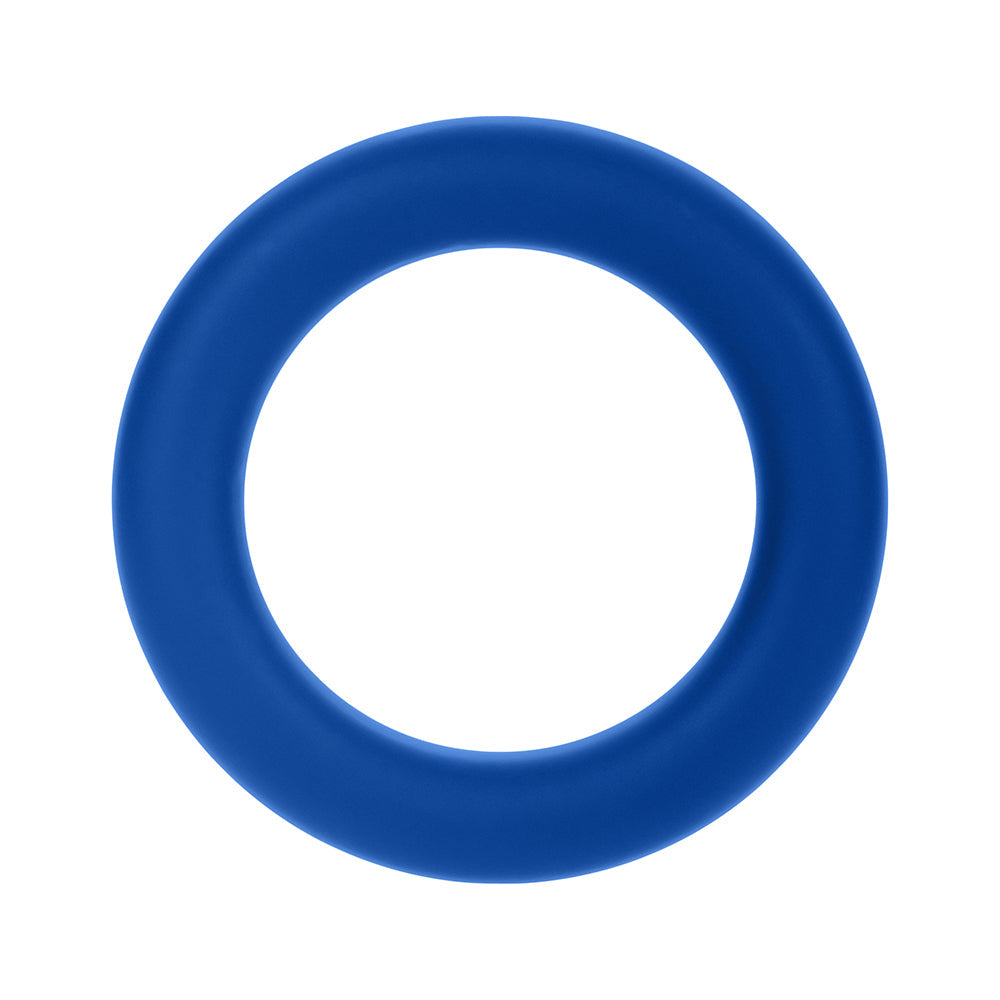 Forto F-61 3-Piece Silicone Cockring Set – Blue