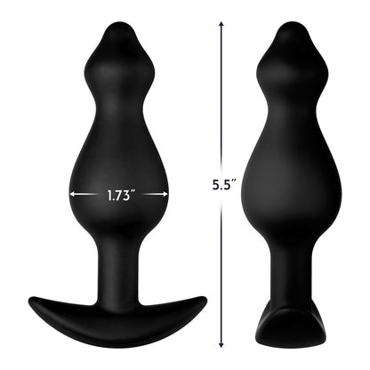 Forto F-78 Pointee Silicone Anal Plug – Large – Black