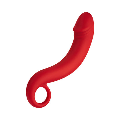 Forto F-19 Silicone Anal Plug – Red – Flexible Design