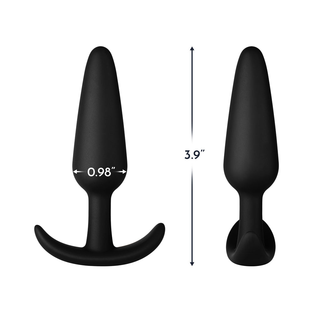 Forto F-31 Medium Silicone Anal Plug – Black