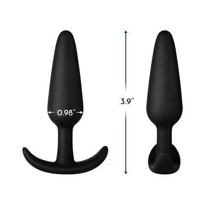 Forto F-31 Medium Silicone Anal Plug – Black