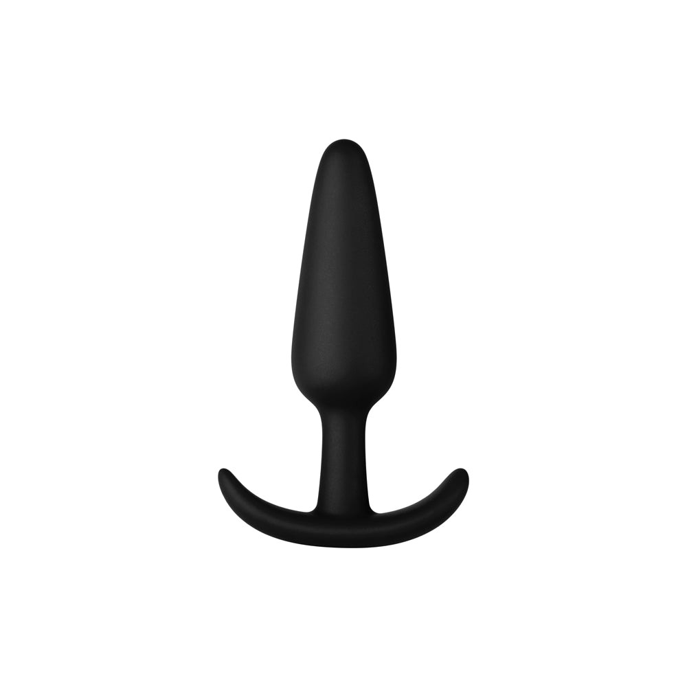 Forto F-31 Silicone Anal Plug Small – Black – Flexible Design