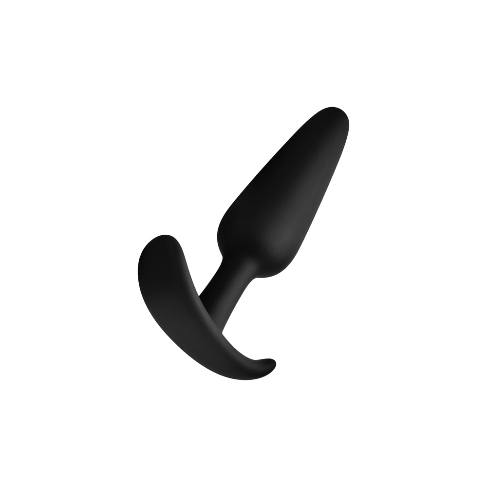 Forto F-31 Silicone Anal Plug Small – Black – Flexible Design