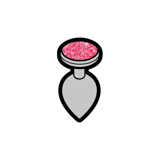 Wood Rocket Gem Butt Plug Enamel Lapel Pin – Assorted Colors