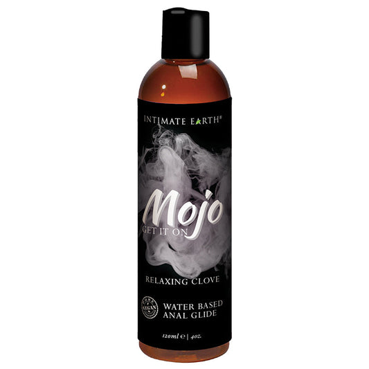 Intimate Earth Mojo Relaxing Clove Water Based Anal Glide – Clear – 4 oz