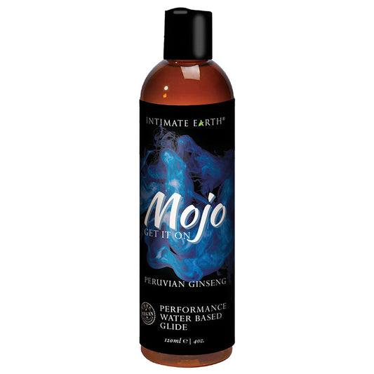 Intimate Earth Mojo Peruvian Ginseng Water-Based Glide – Clear – 4 oz