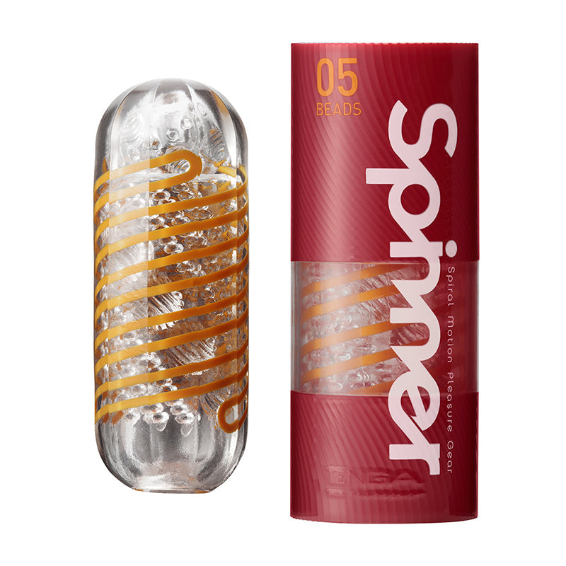 Tenga Spinner Beads Stroker with Internal Coil – Orange