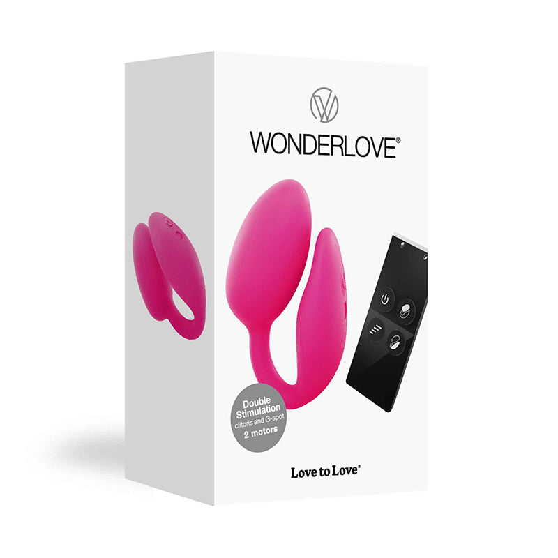Love to Love Wonderlove Dual Stimulation Clitoris & G-Spot Vibrator – Pink