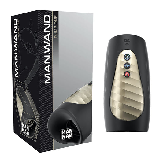 Lovely Planet Man.Wand Pump One Rechargeable Multi-Function Masturbator – Black