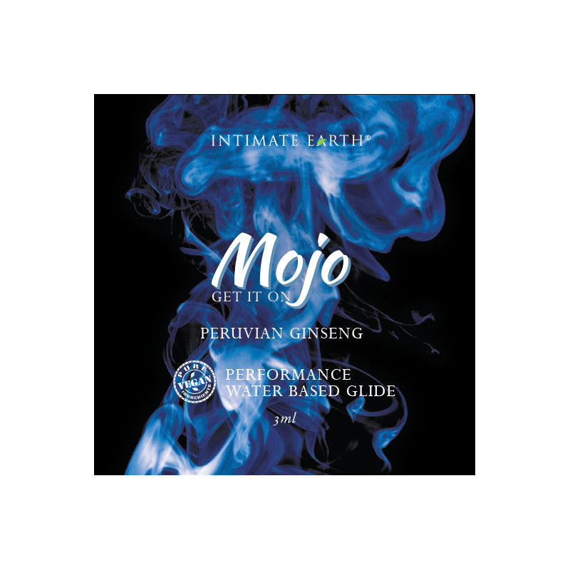 Intimate Earth Mojo Peruvian Ginseng Waterbased Performance Glide 3 ml – Clear