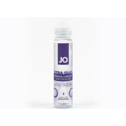 JO Xtra Silky Silicone Lubricant 1 oz – Clear – Moisturizing Formula with Vitamin E