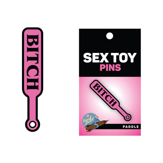 Wood Rocket Pin Bitch Paddle – Hot Pink Metal Accessory