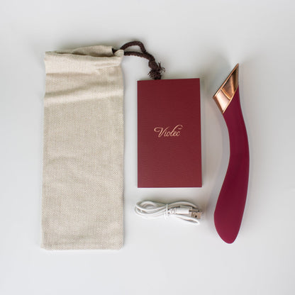 Viotec Manto Touch Panel G-Spot Vibrator – Wine Red