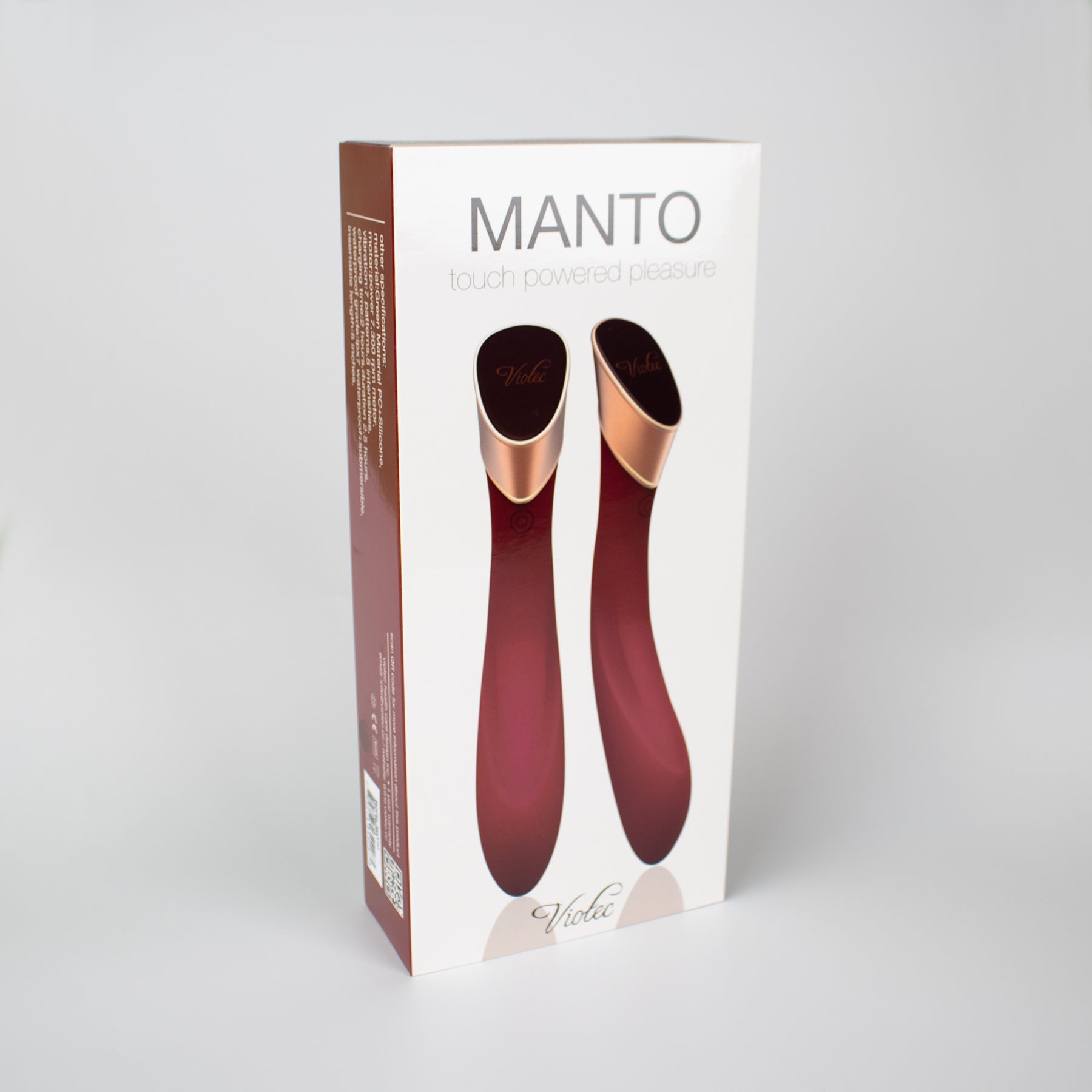 Viotec Manto Touch Panel G-Spot Vibrator – Wine Red