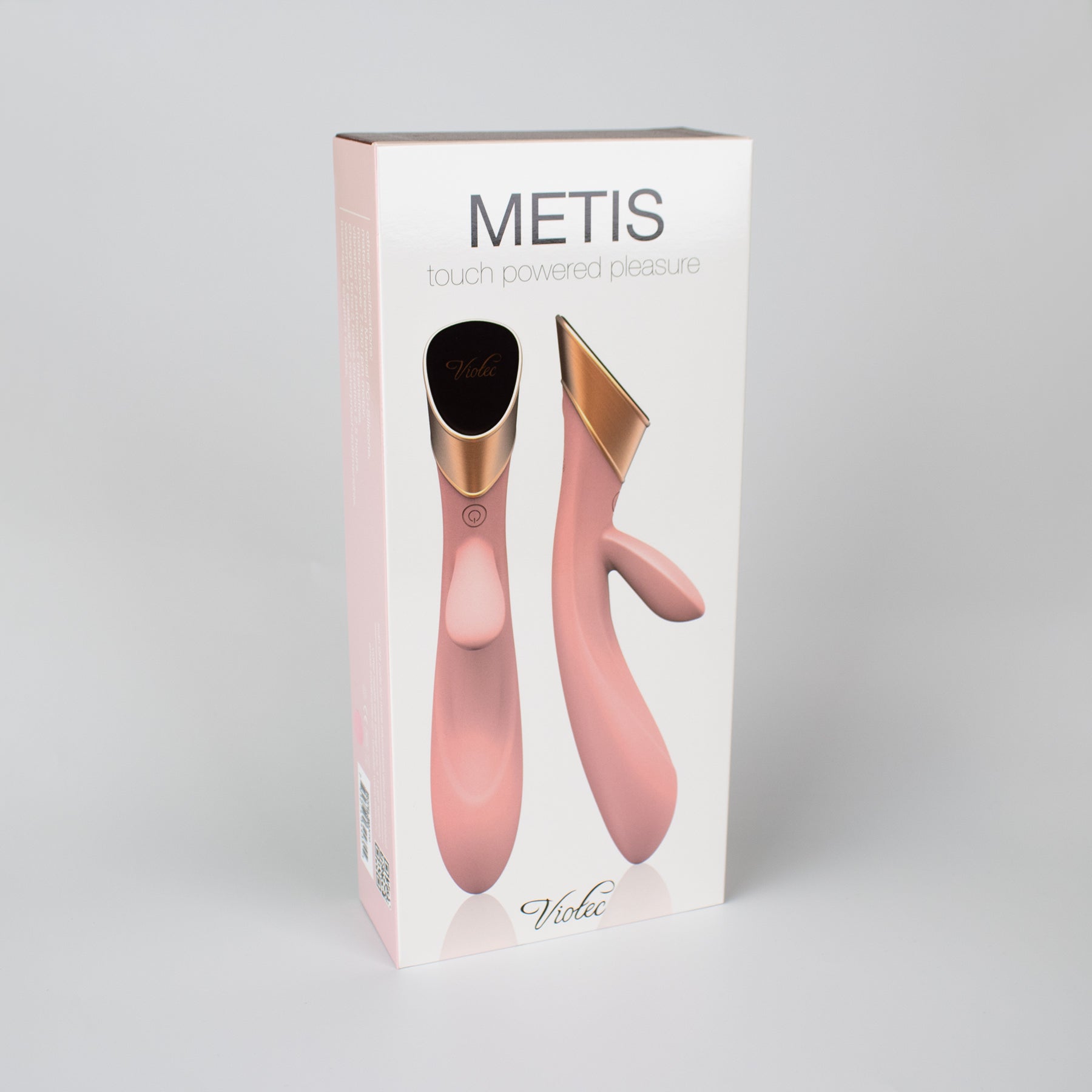 Viotec Metis Touch Panel Rabbit Vibrator - Pink - Dual Stimulation