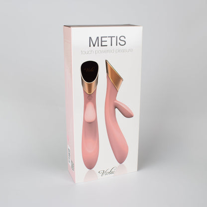 Viotec Metis Touch Panel Rabbit Vibrator - Pink - Dual Stimulation