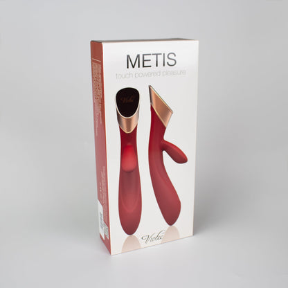 Viotec Metis Touch Panel Rabbit Vibrator with Dual Stimulation – Red