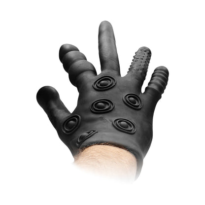 Fist It Stimulation Glove – Silicone Black Sex Toy