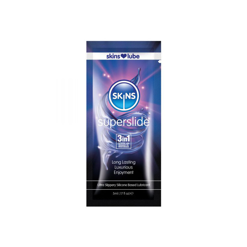 Skins Superslide Silicone Lube – 5 ml – Clear