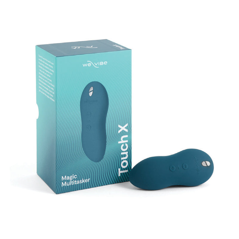 We-Vibe Touch X Rechargeable Silicone Lay-On Vibrator & Massager - Green Velvet