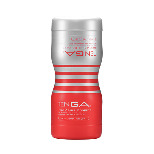 Tenga Dual Sensation Cup – Male Masturbation Sleeve – Red