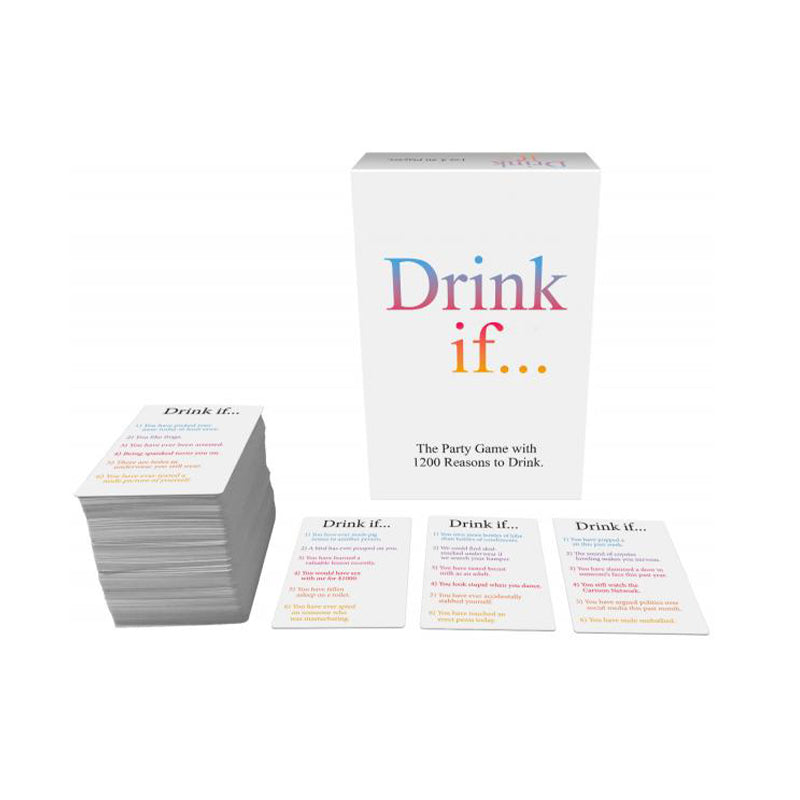 Kheper Games Drink If Game – Assorted Colors – Fun Drinking Game