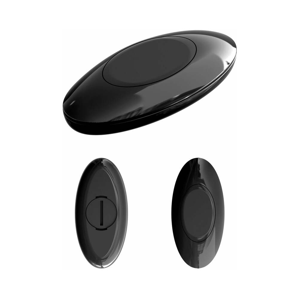 3Some Wall Banger Vibrating Anal Beads with Suction Cup – Black
