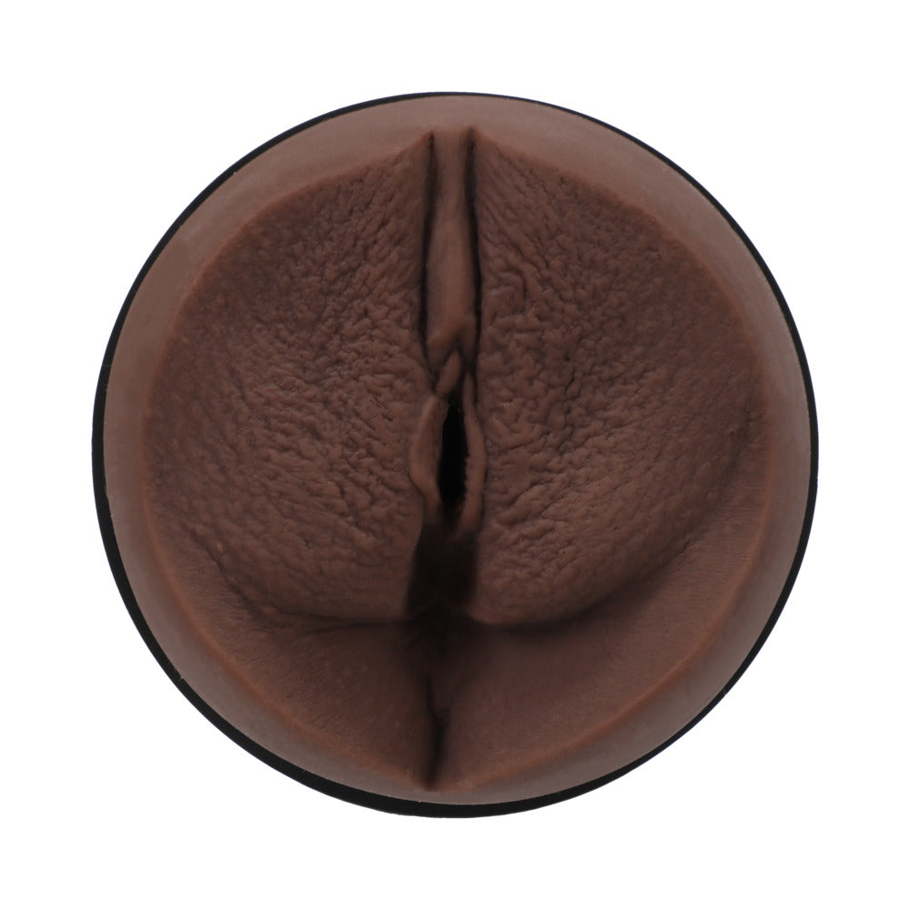 Doc Johnson Main Squeeze Jenna Foxx Stroker - Chocolate - Textured ULTRASKYN