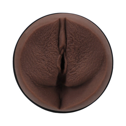 Doc Johnson Main Squeeze Jenna Foxx Stroker - Chocolate - Textured ULTRASKYN