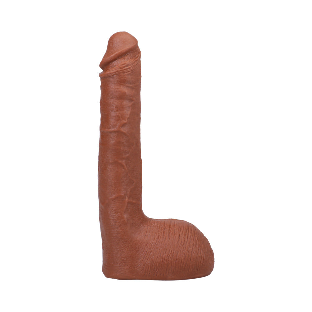 Doc Johnson Ricky Johnson 10-Inch ULTRASKYN Cock with Removable Vac-U-Lock Suction Cup - Brown
