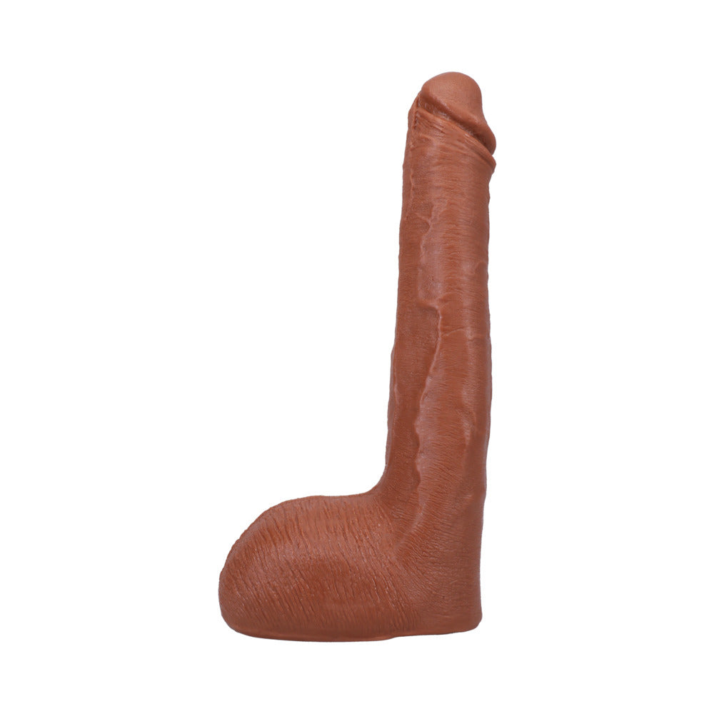 Doc Johnson Ricky Johnson 10-Inch ULTRASKYN Cock with Removable Vac-U-Lock Suction Cup - Brown