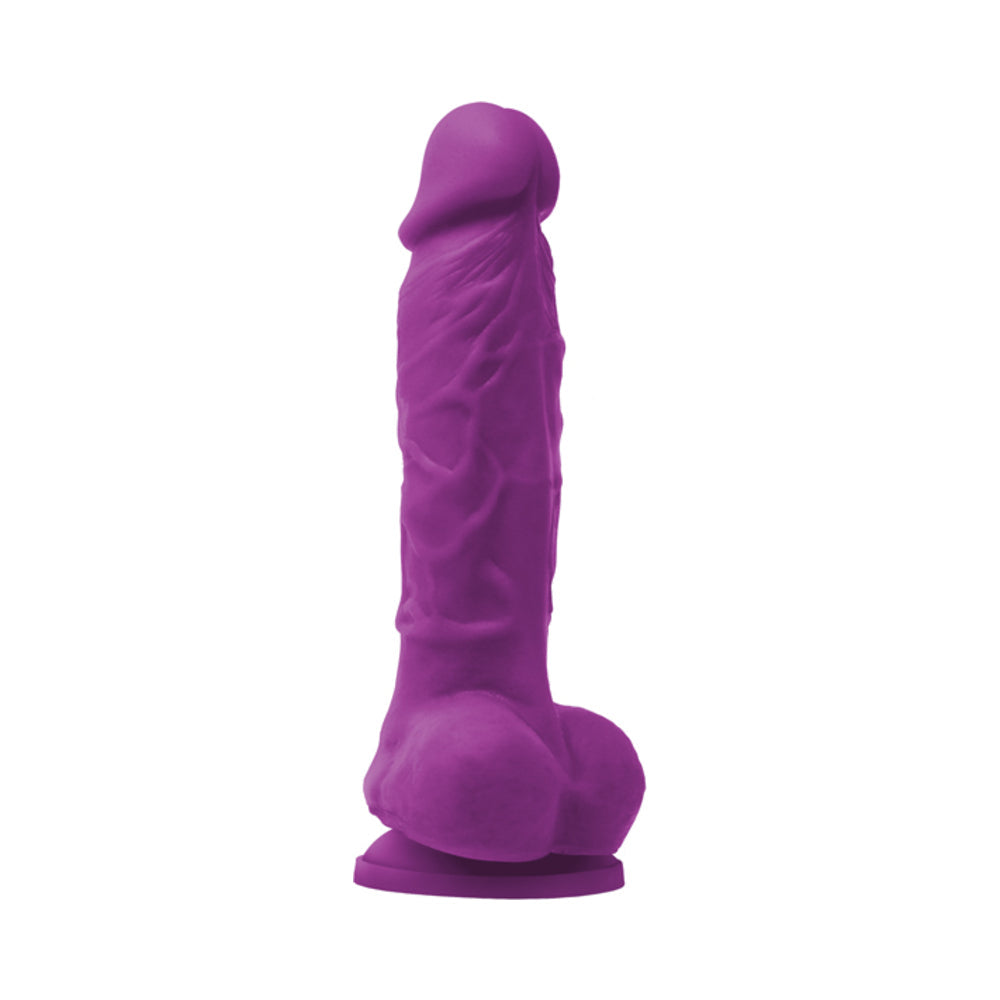 Colours Pleasures 5 in. Vibrating Dildo – Purple