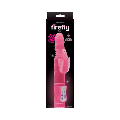 Firefly Lola Thrusting Butterfly Vibrator - Pink