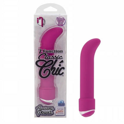 CalExotics 7 Function Classic Chic Mini G Vibe - Pink - Multi-Function Vibrator