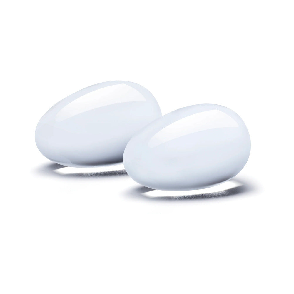 Electric Eel Glas 2-Piece Glass Yoni Egg Set – Clear