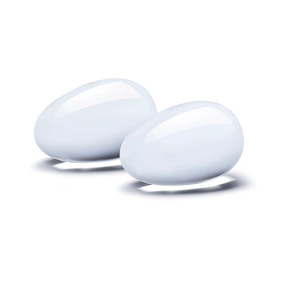 Electric Eel Glas 2-Piece Glass Yoni Egg Set – Clear
