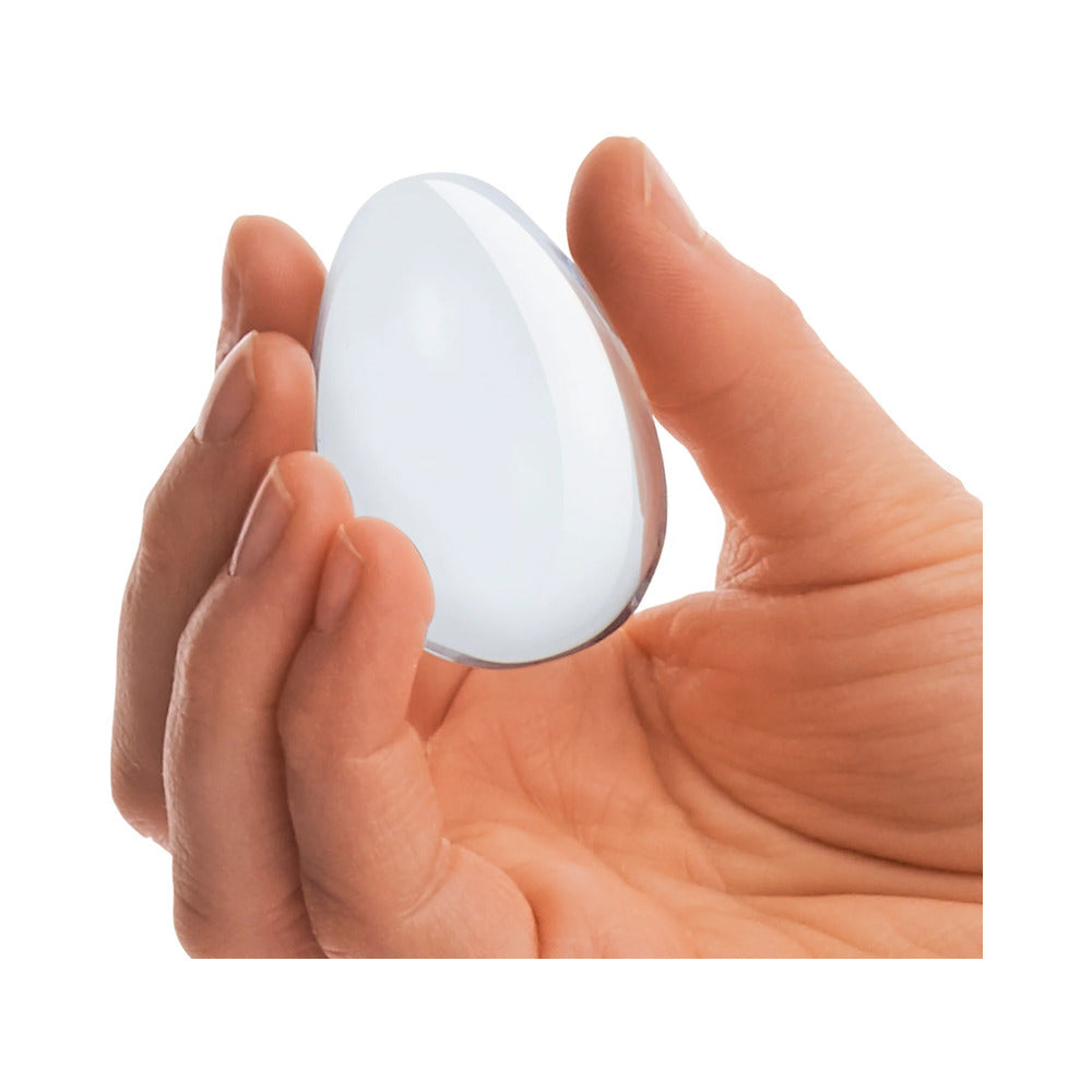 Electric Eel Glas 2-Piece Glass Yoni Egg Set – Clear