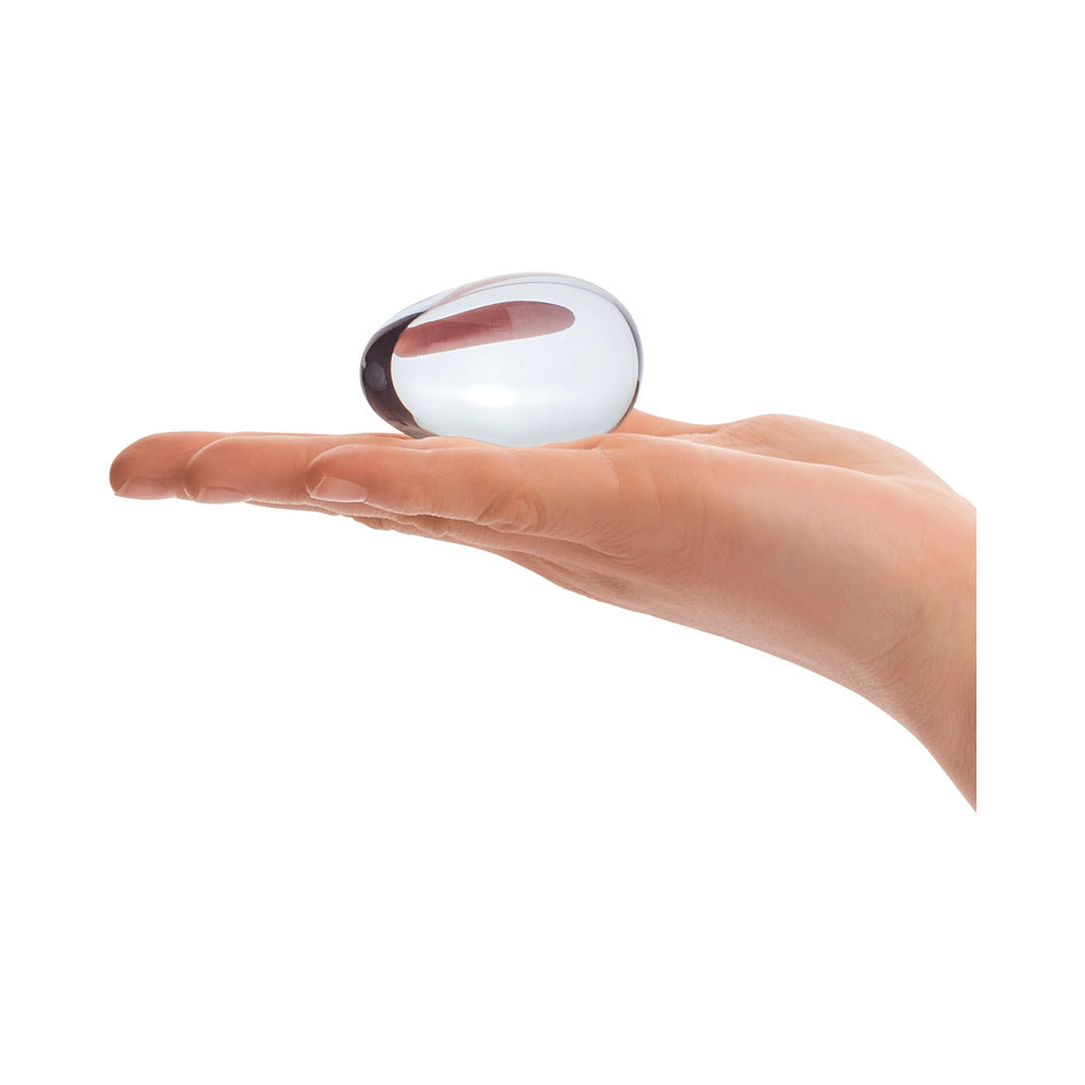 Electric Eel Glas 2-Piece Glass Yoni Egg Set – Clear