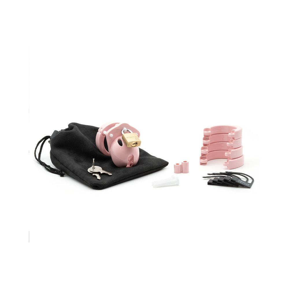 CB-X Mini Me Pink Male Chastity Device with Customizable Fit