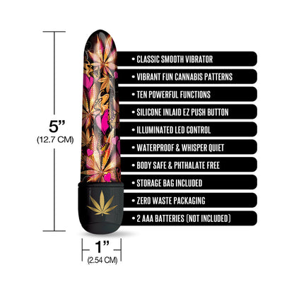 Prints Charming Buzzed 5" Mini Vibe - Multi-Color Vibrator with 10 Functions